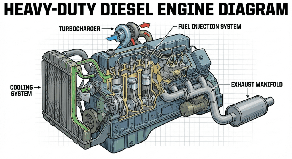 Heavy Duty Diesel Engine