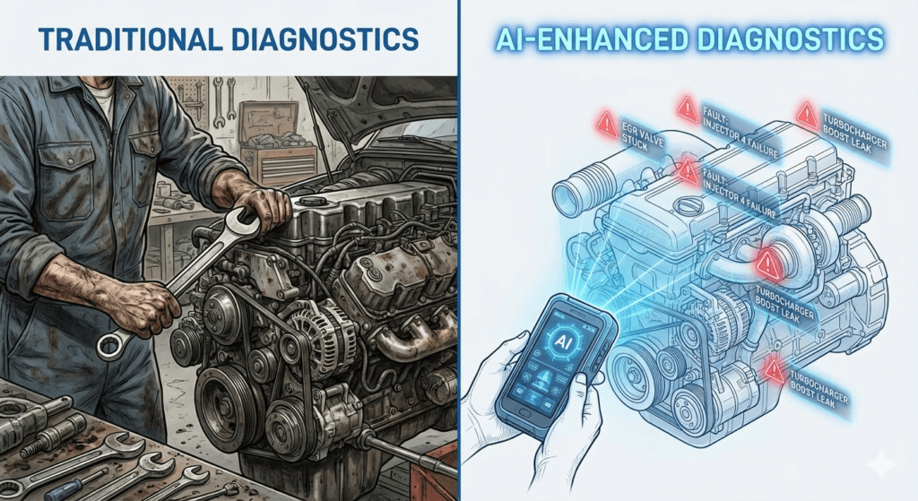 AI vs traditional diagnostics