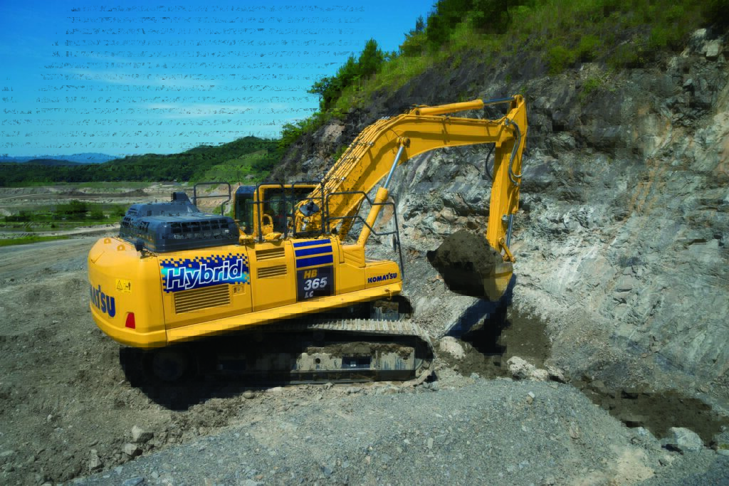 Komatsu Hybrid Excavator