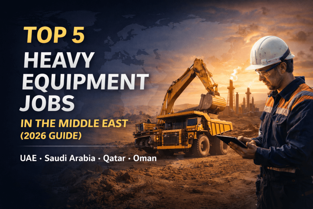 Heavy equipment Jobs In The Middle east